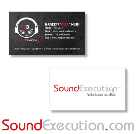 SoundExecution Business Card front & back